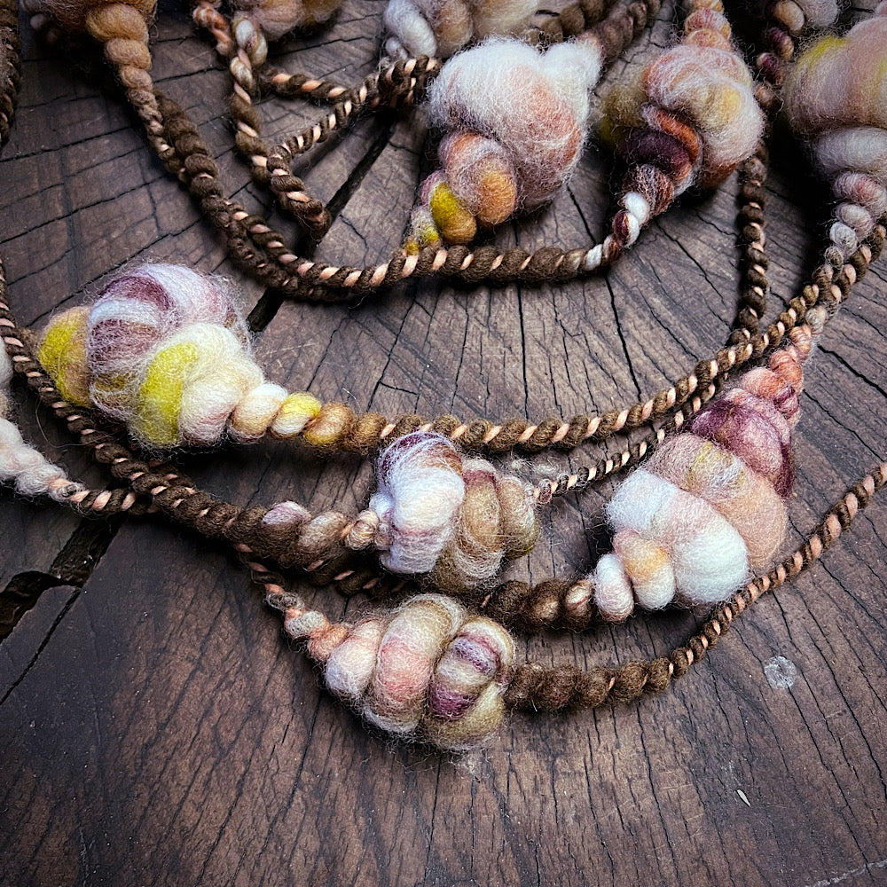 Art yarn lot for weavers 7.5 onces