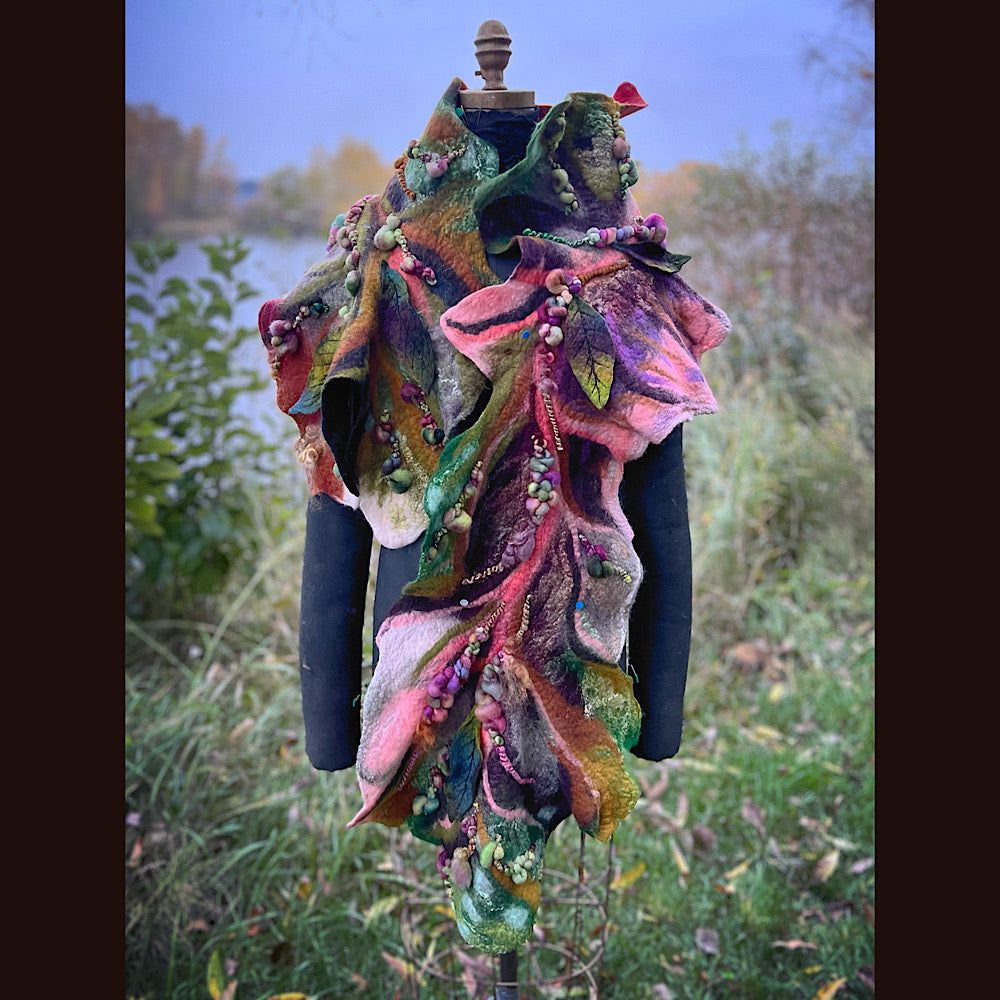 Felted Scarf 70” x 15”