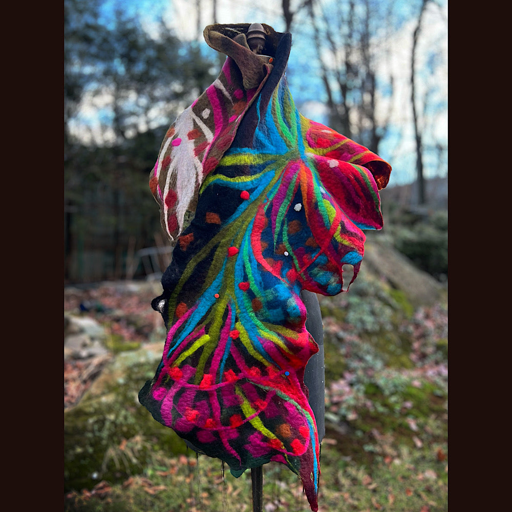 Felted Scarf 62” X 16”