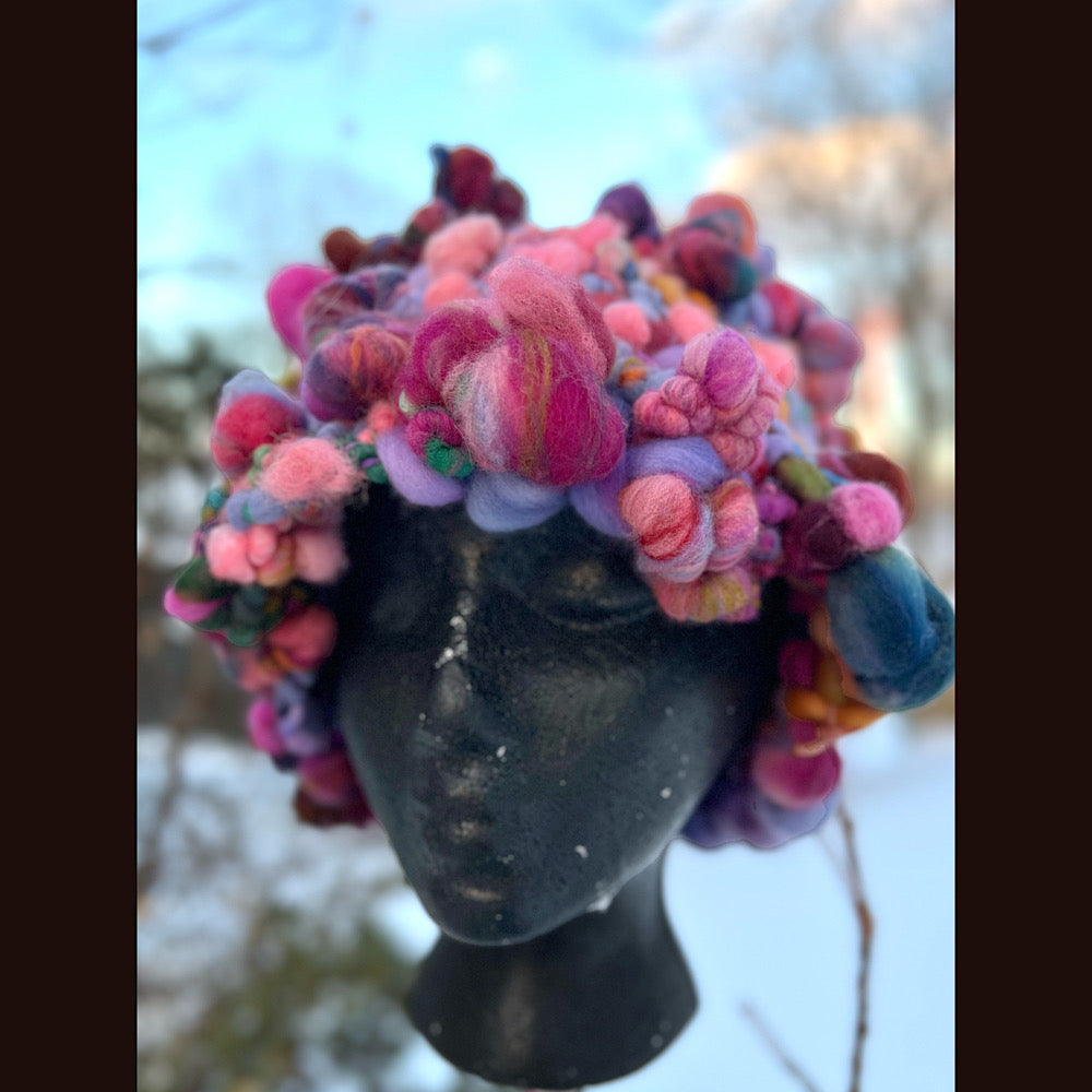 Popcorn toque size medium large