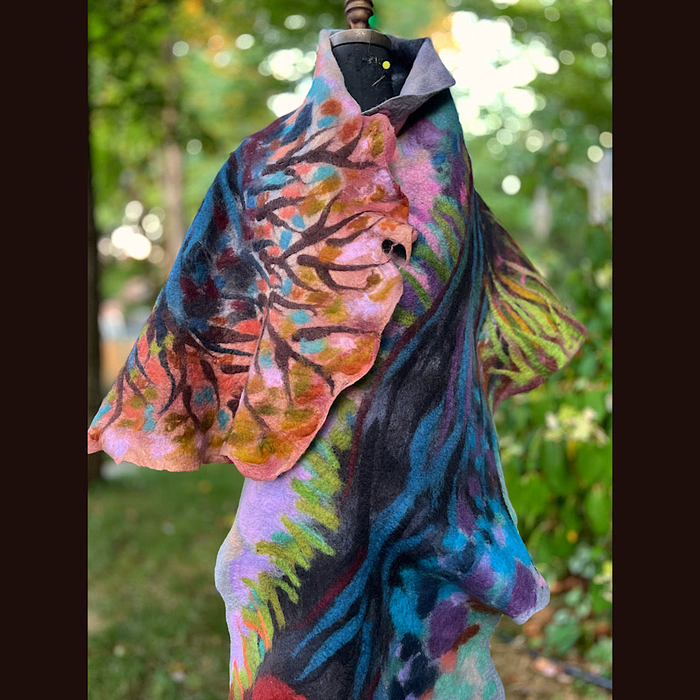 Felted Scarf 80” X 25”