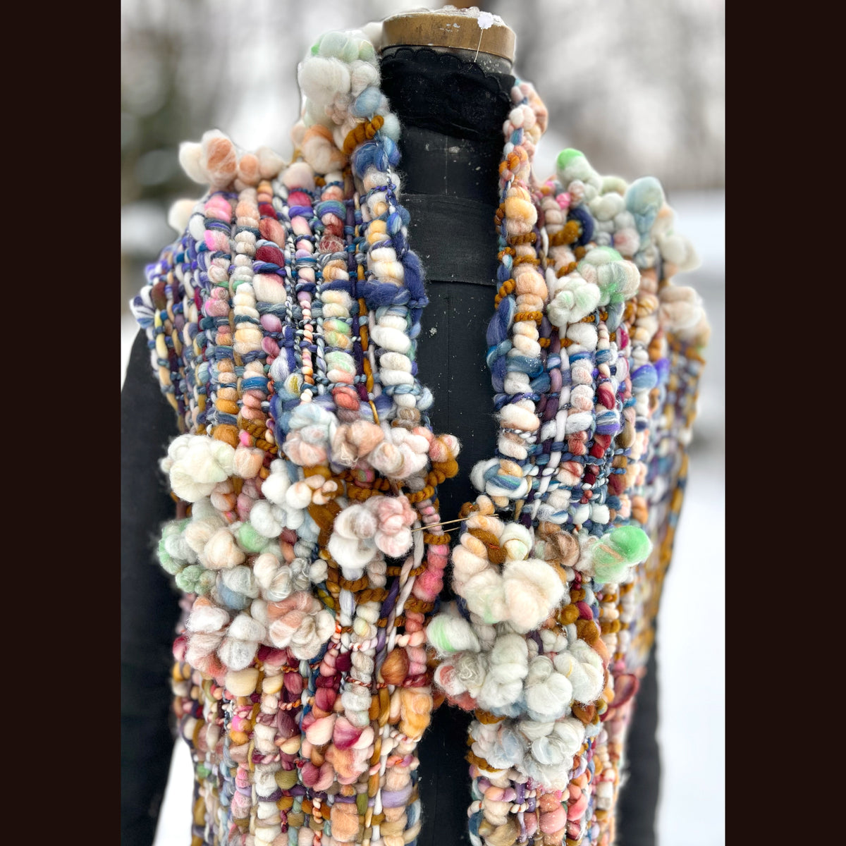 The Golden Rose Scarf 86” X 9”