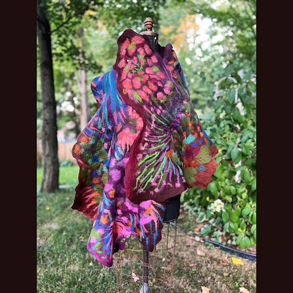 Felted Scarf 80” X 25”