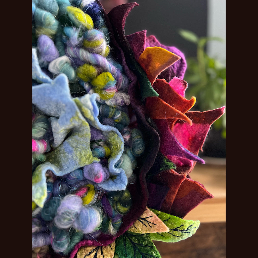 Round woven wall hanger 15” X 20”