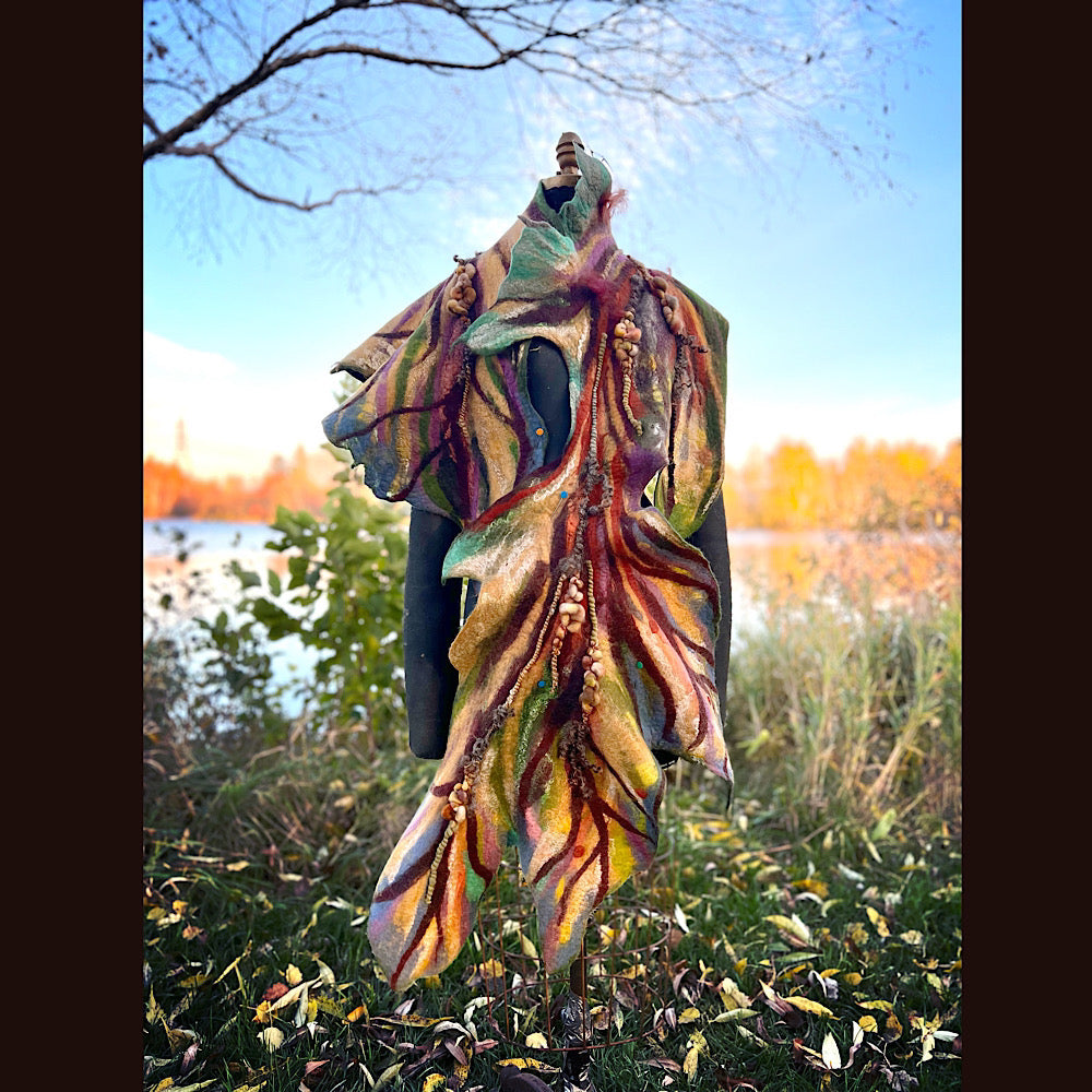 Felted Scarf 80” X 20”