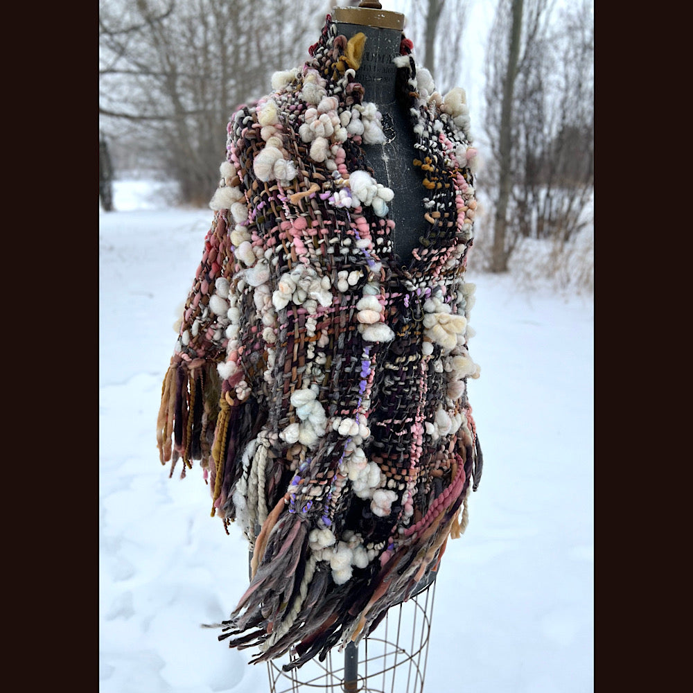 Woven shawl 84”X 34”