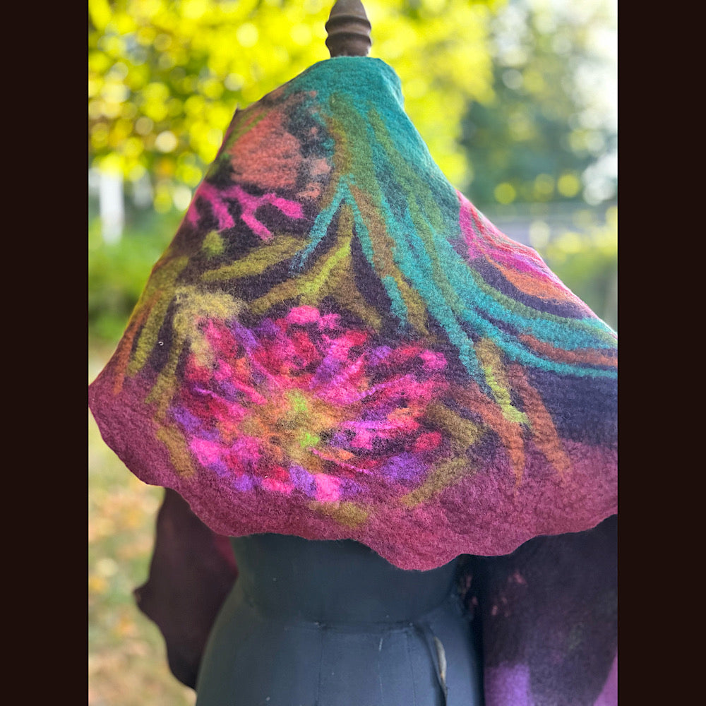 Felted Scarf 80” X 23”