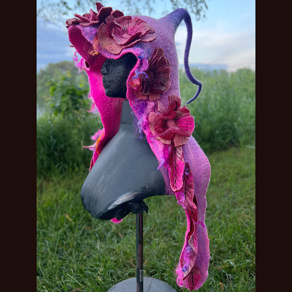Fairy felted hood size medium