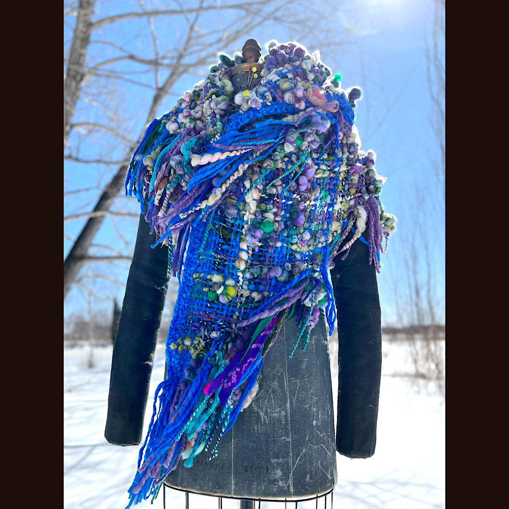 Woven shawl 82” X 37”