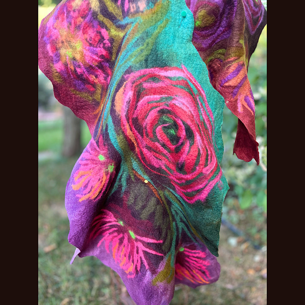 Felted Scarf 80” X 23”