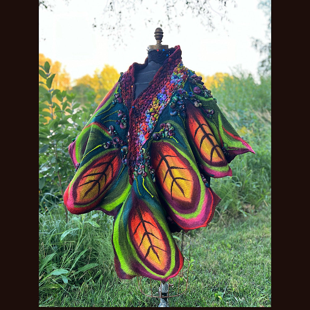 Felted Shawl 90” X 30”