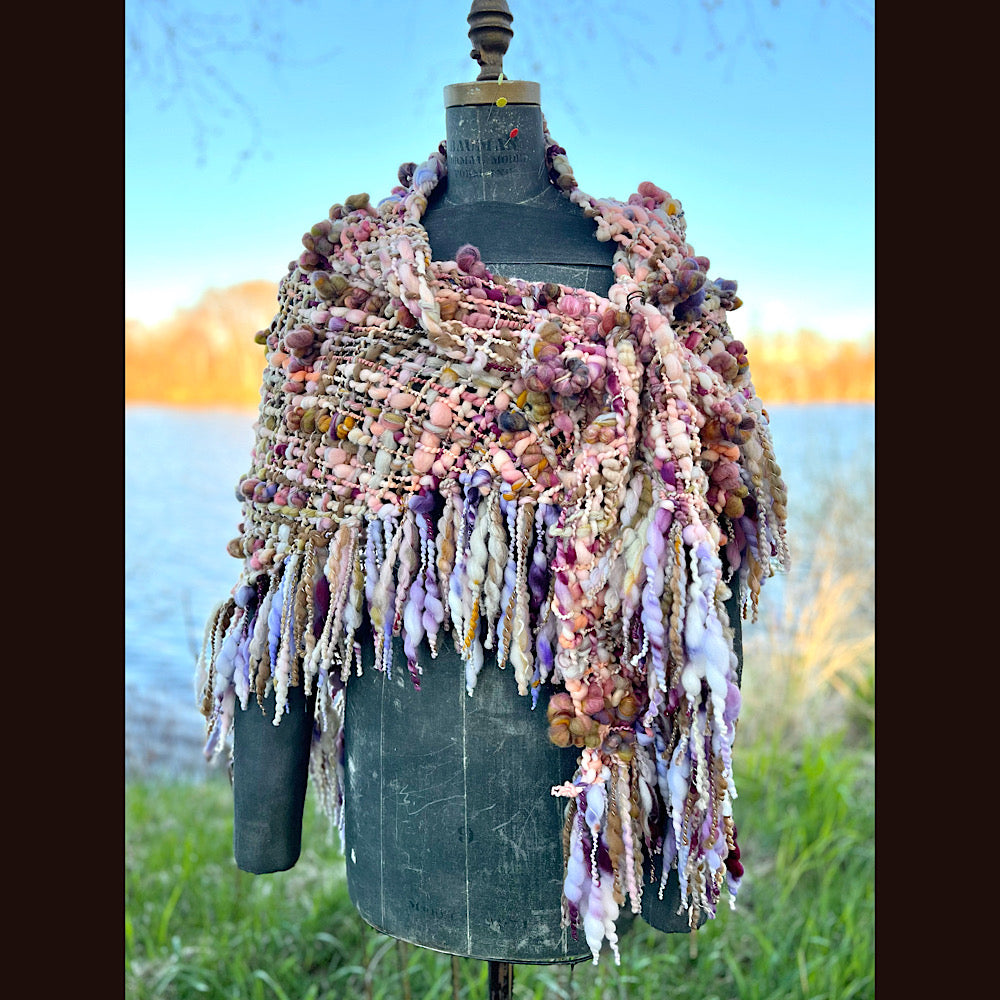 Woven shawl 82” X 36” 1 pound