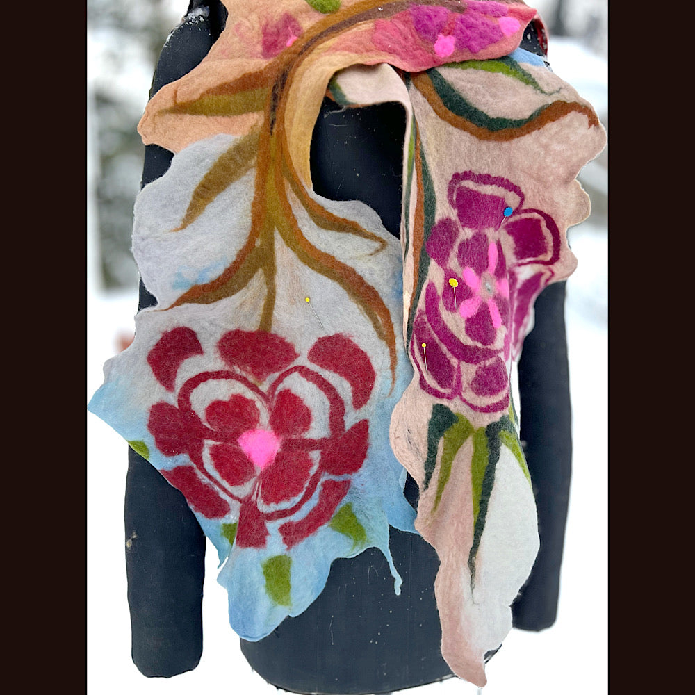 Felted Scarf 82” X 16”