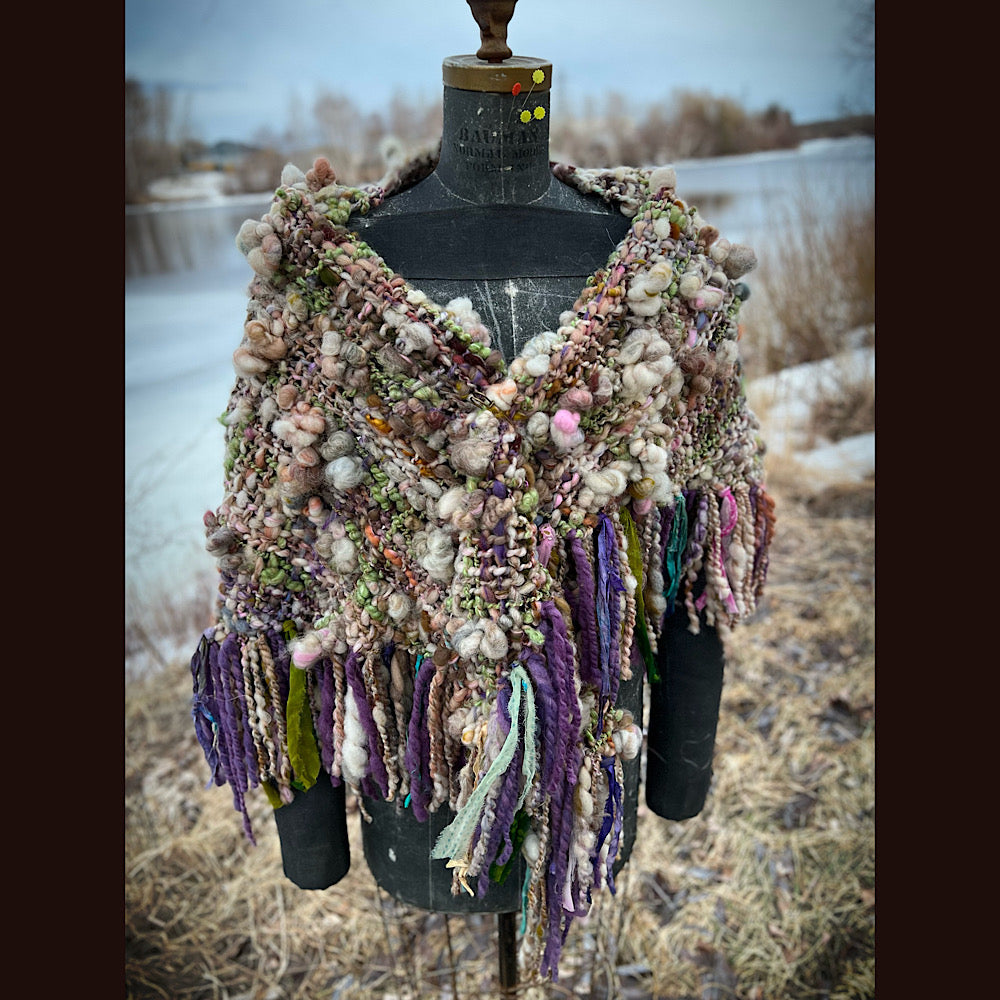 Woven shawl 82” X 37”