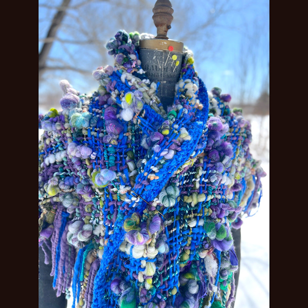 Woven shawl 82” X 37”