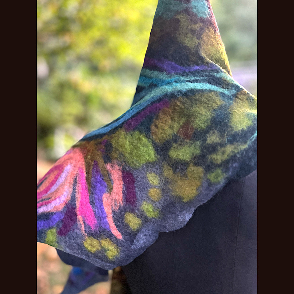 Felted Scarf 80” X 23”