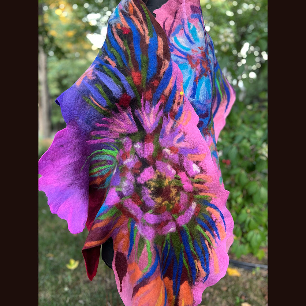 Felted Scarf 85” X 23”