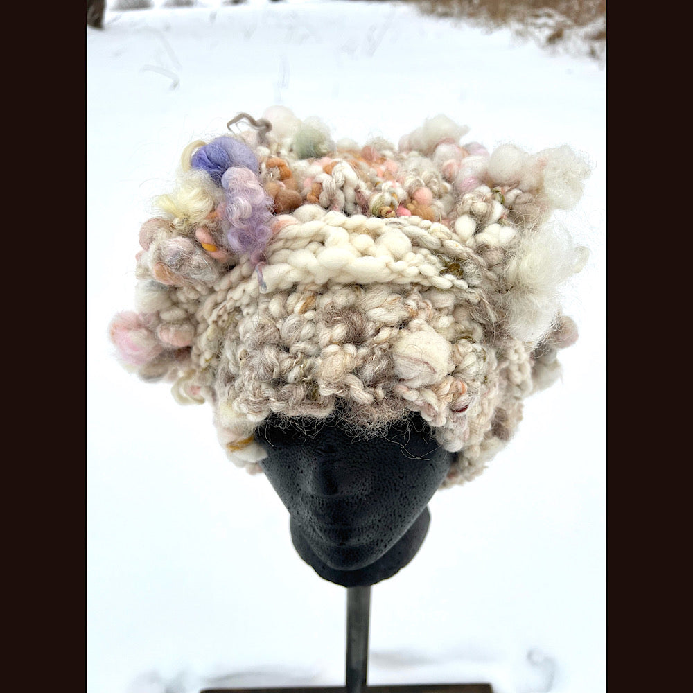 Falling Snow Toque Snow rose toque (on hold) - Mynoush