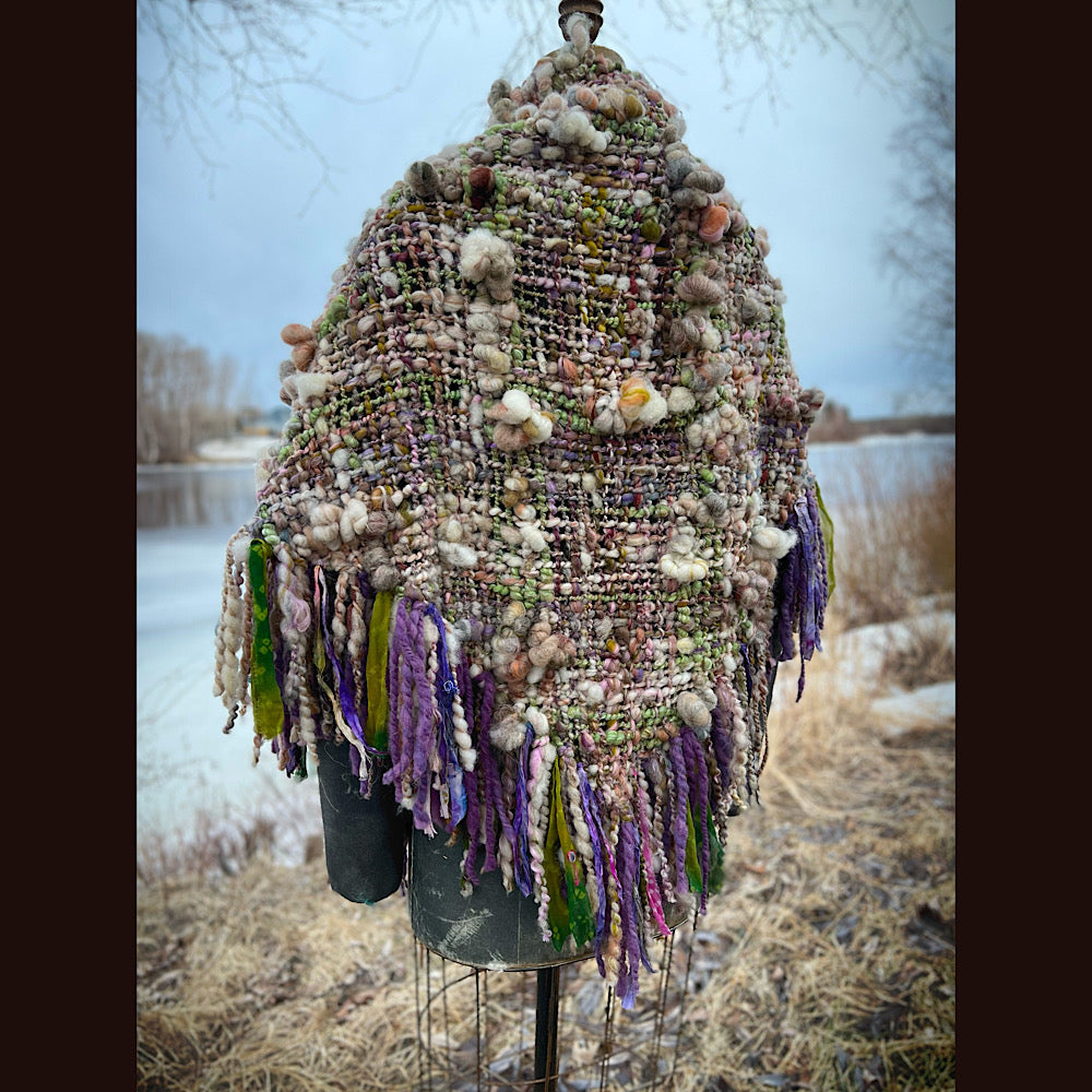 Woven shawl 82” X 37”