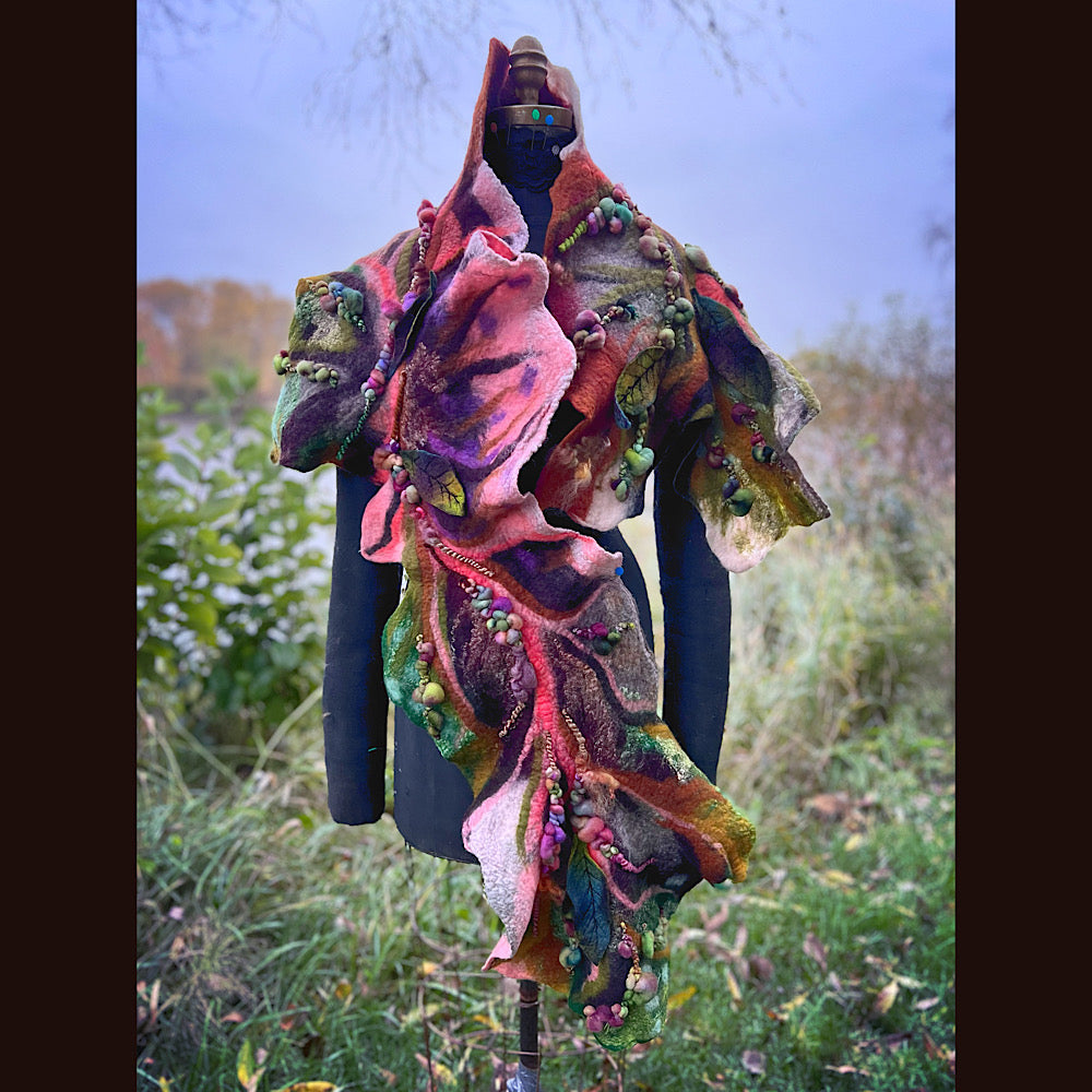 Felted Scarf 70” x 15”