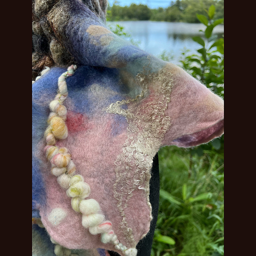 Felted Shawl 90” X 17”