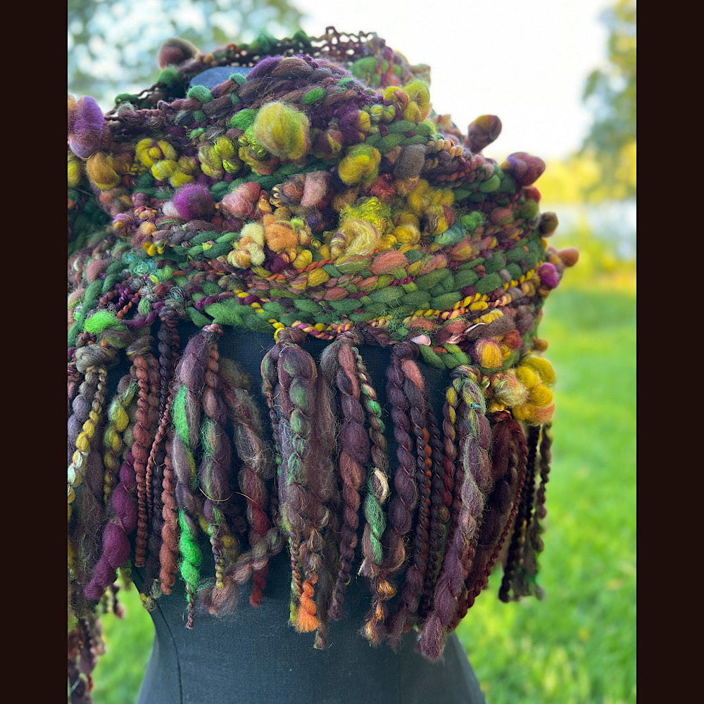 Woven shawl scarf 57” X 17”