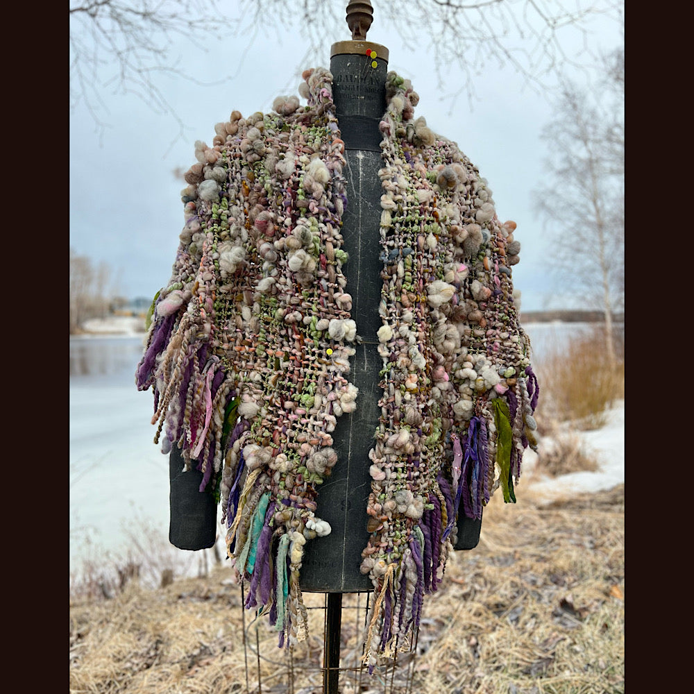 Woven shawl 82” X 37”