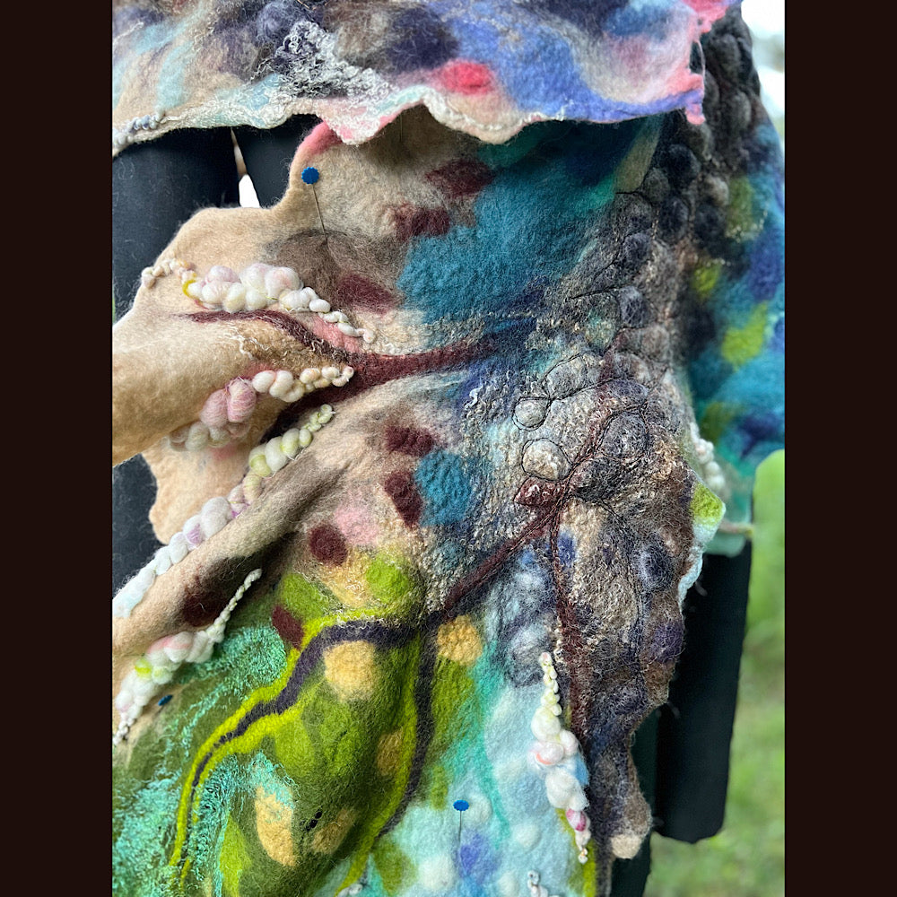 Felted Shawl 90” X 17”