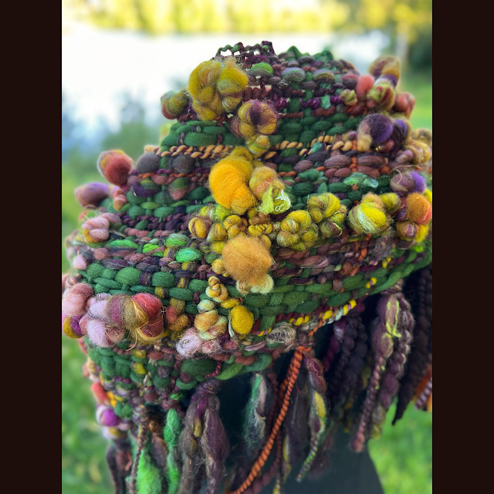 Woven shawl scarf 57” X 17”