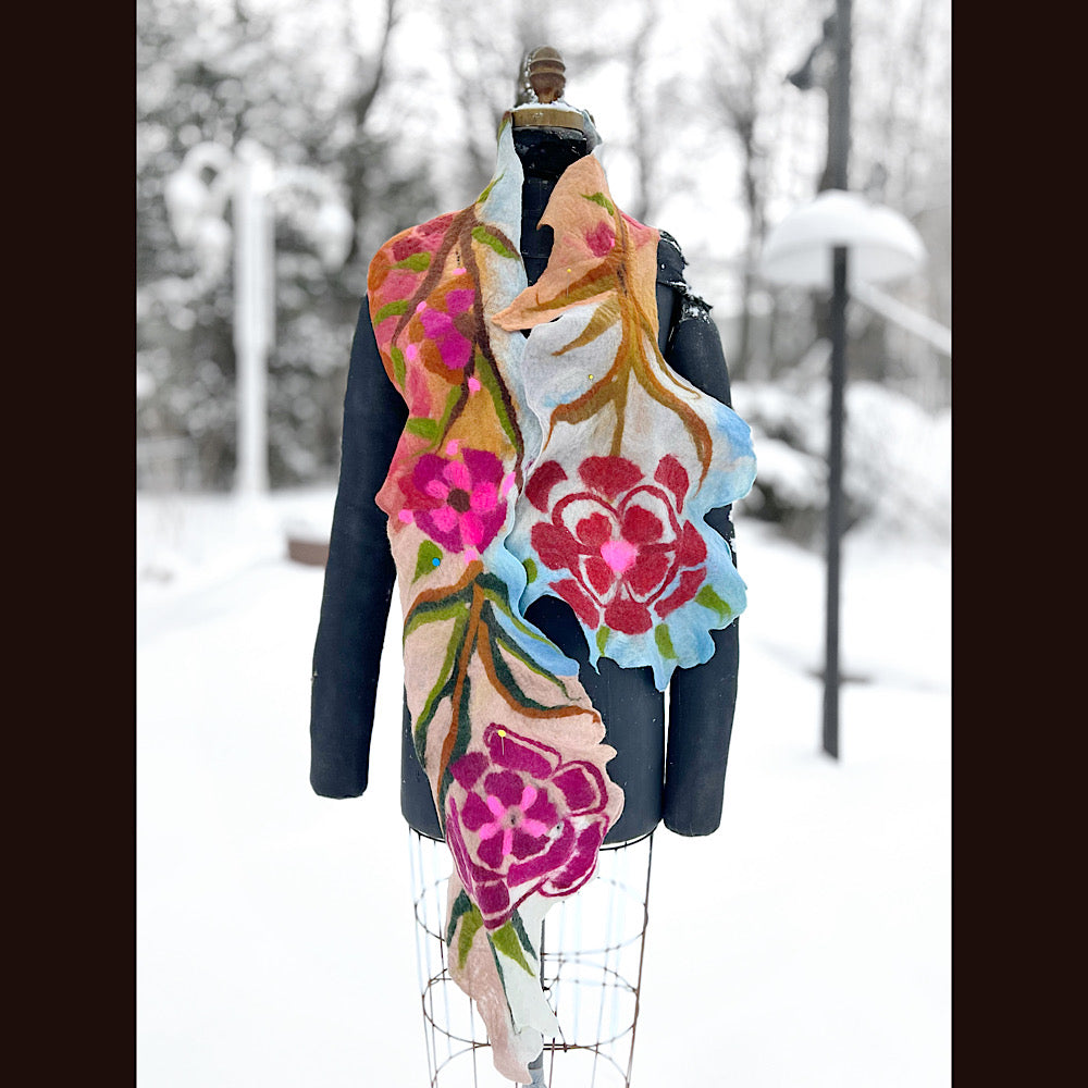 Felted Scarf 82” X 16”