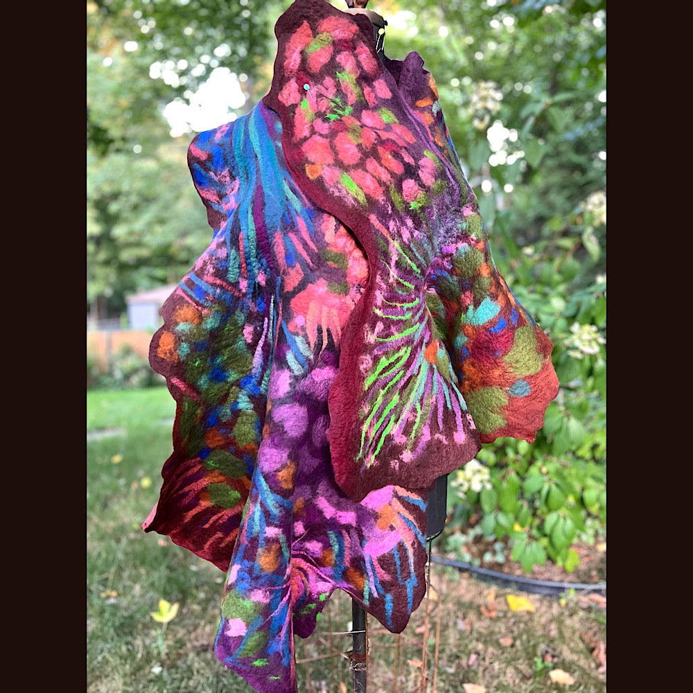 Felted Scarf 80” X 25”