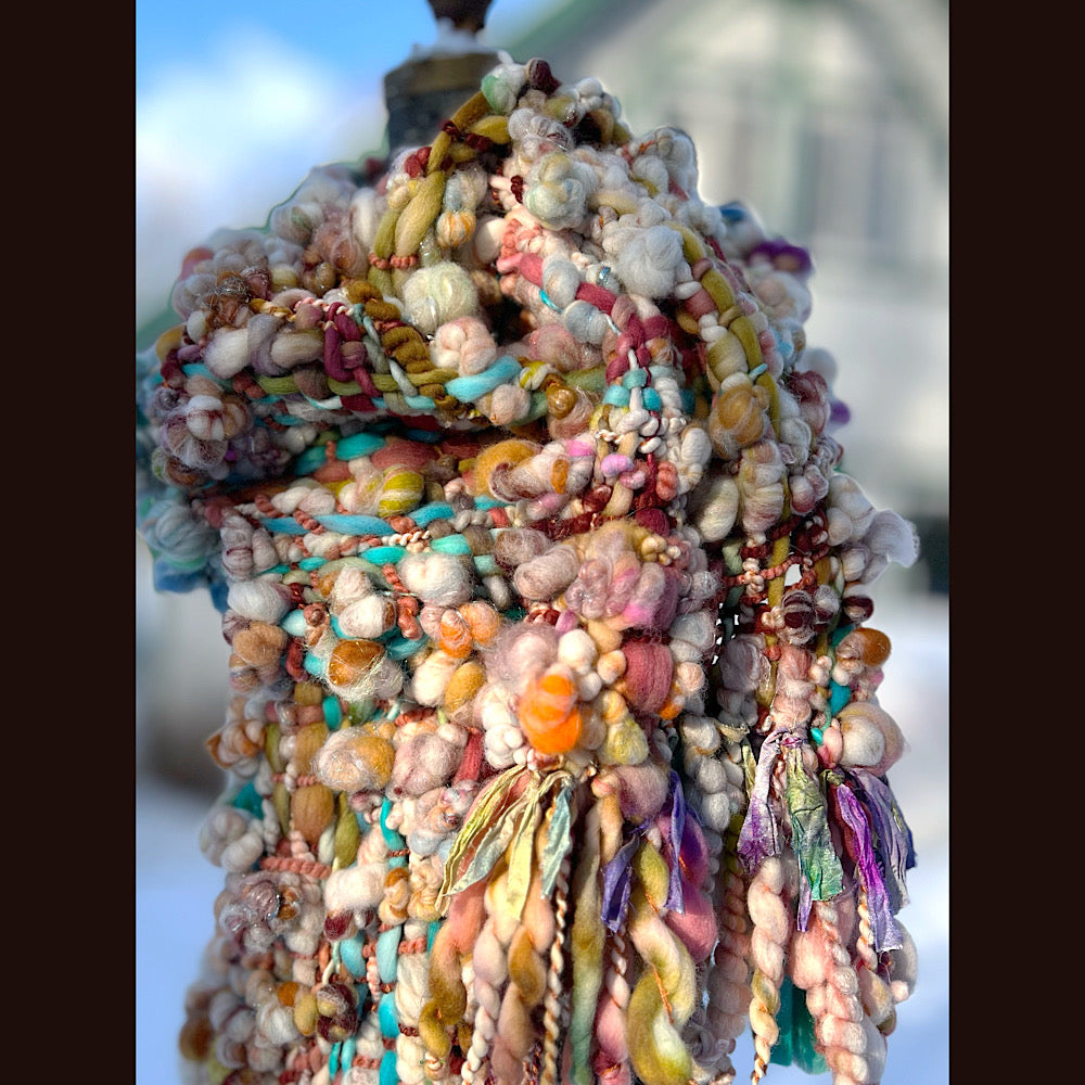 The Golden Rose Scarf 92” X 10”