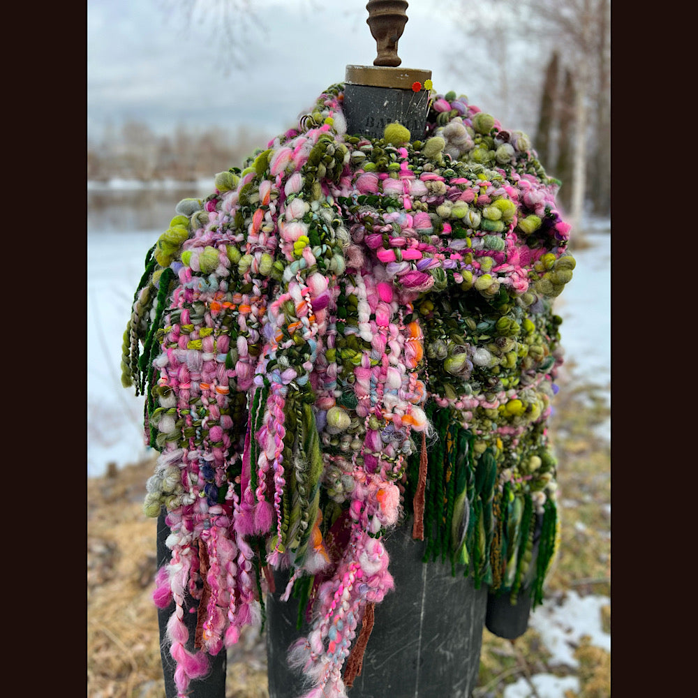 Woven shawl 84” X 37”