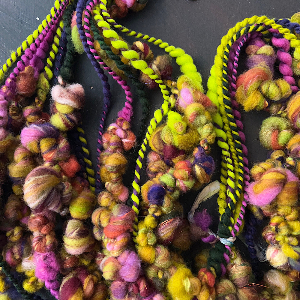 Art yarn for weavers