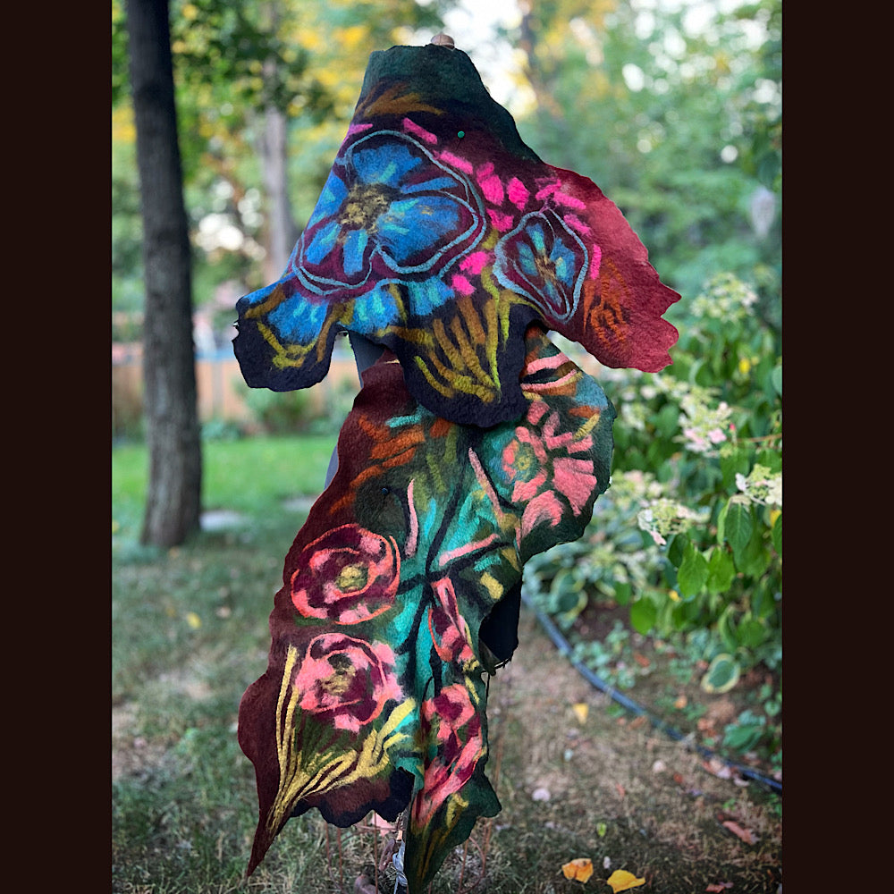 Felted Scarf 80” X 23”