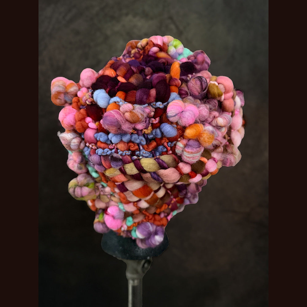 Handmade wool Woven hat 23” medium