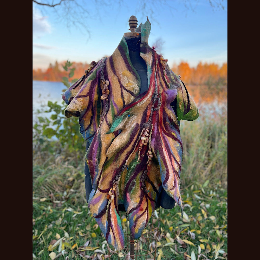 Felted Scarf 80” X 20”