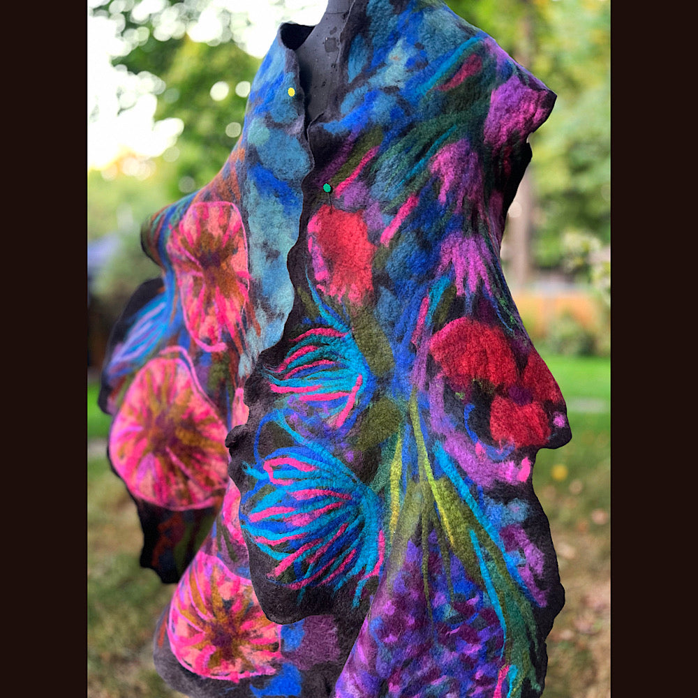 Felted Scarf 92” X 24”