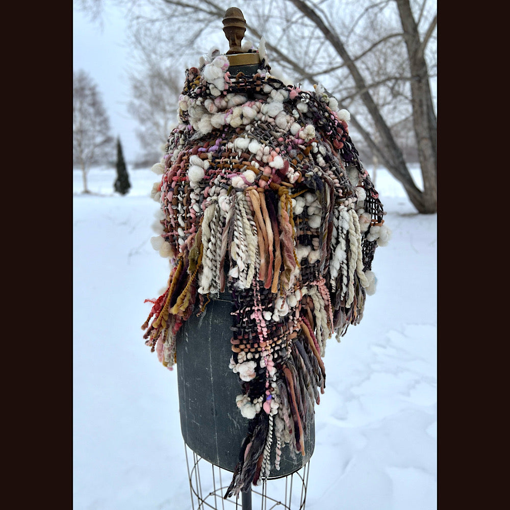 Woven shawl 84”X 34”