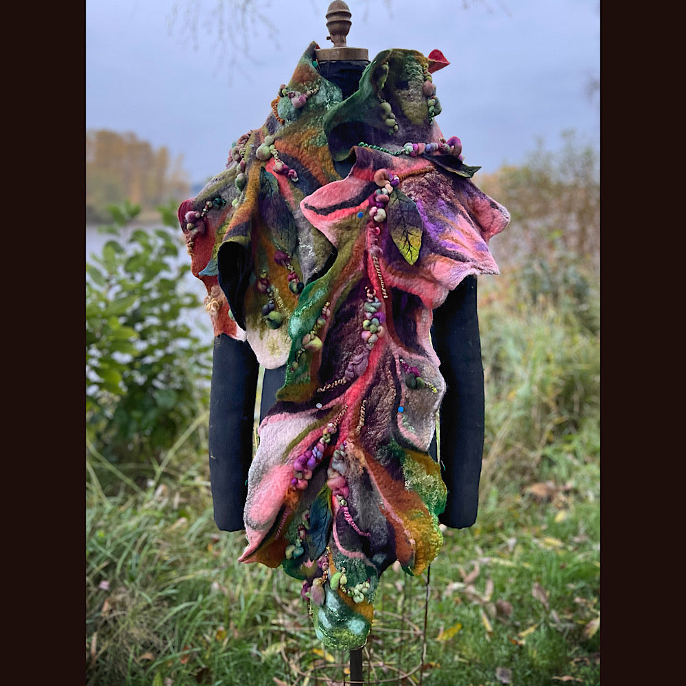 Felted Scarf 70” x 15”