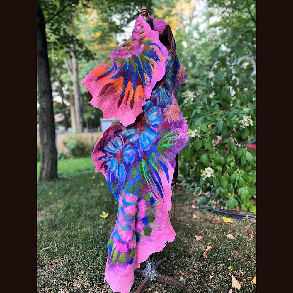 Felted Scarf 85” X 23”