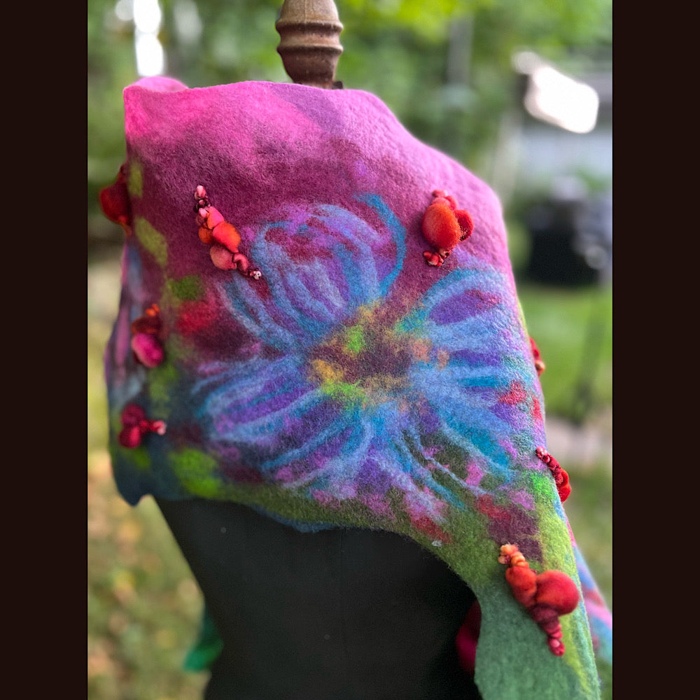 Felted Scarf 86” X 17”