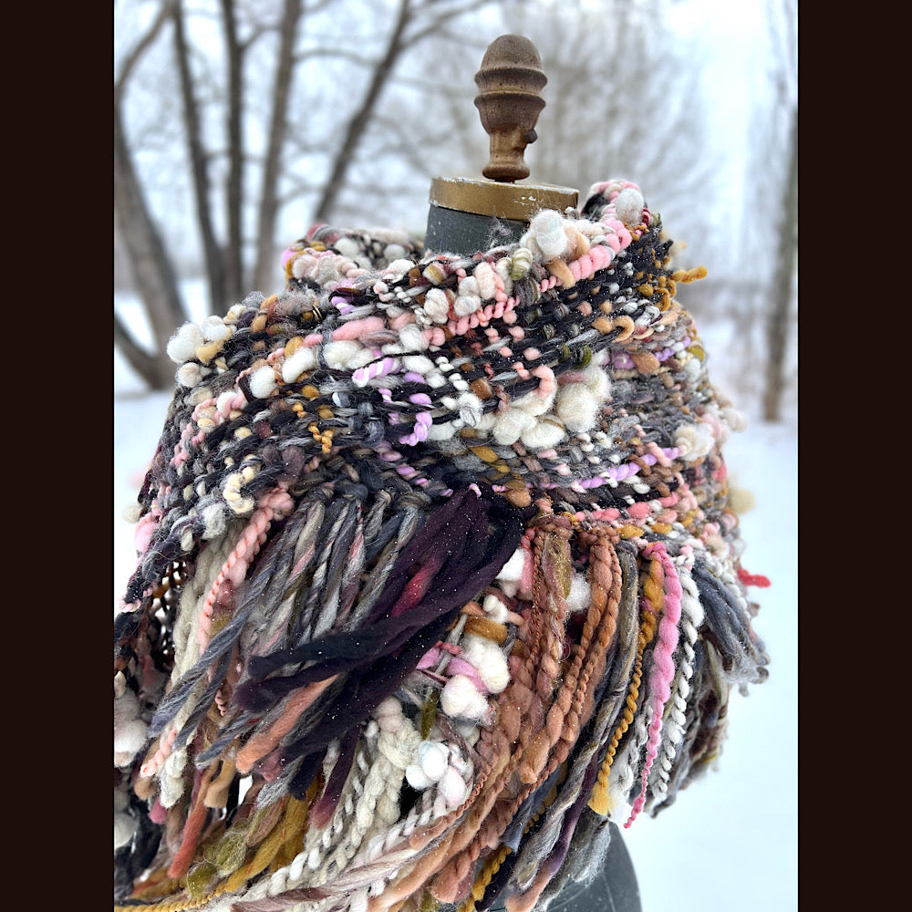 Woven shawl 84”X 34”