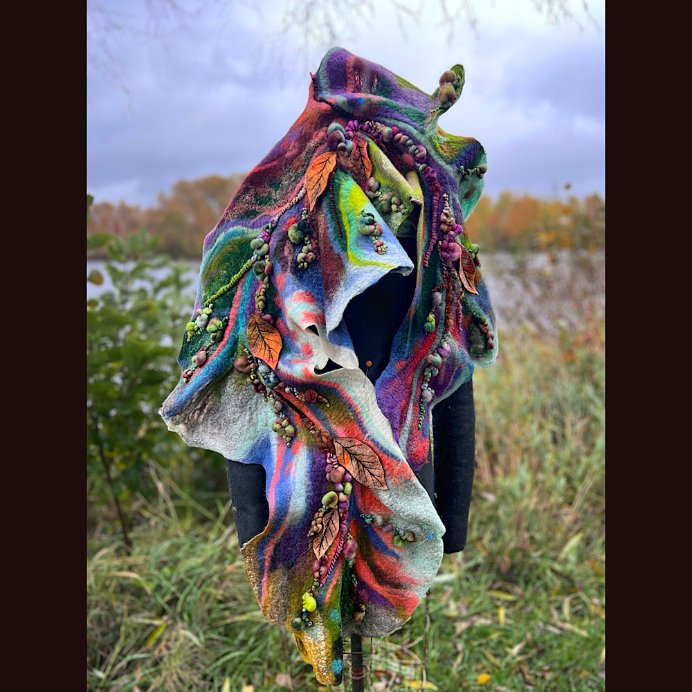 Felted Scarf 68” x 15”