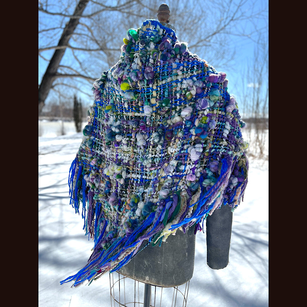 Woven shawl 82” X 37”