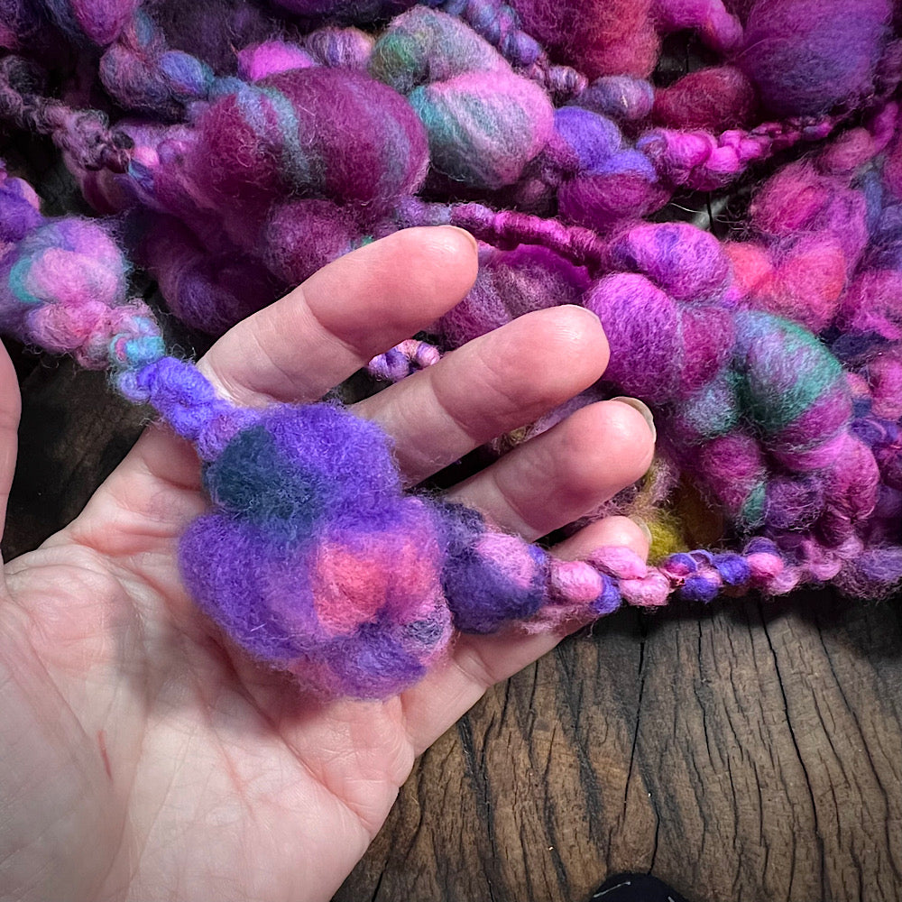 Jumbo boucle art yarn 3 oz