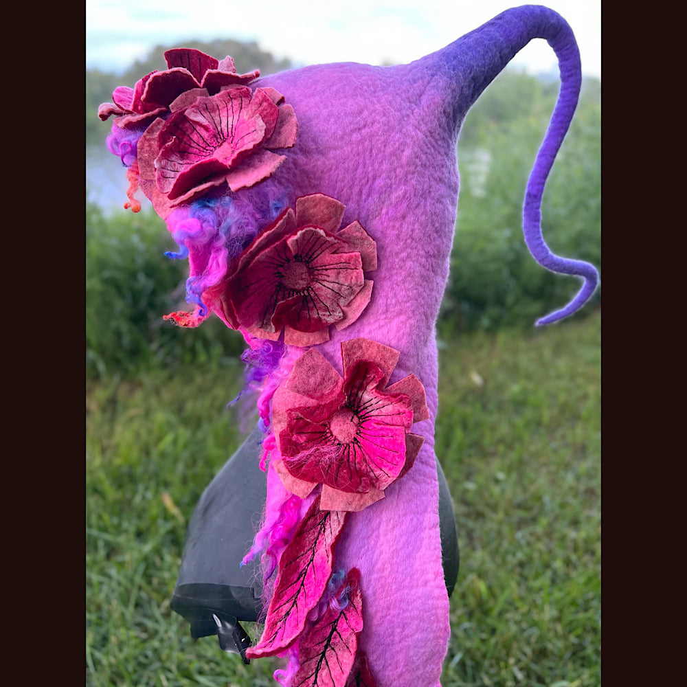Fairy felted hood size medium