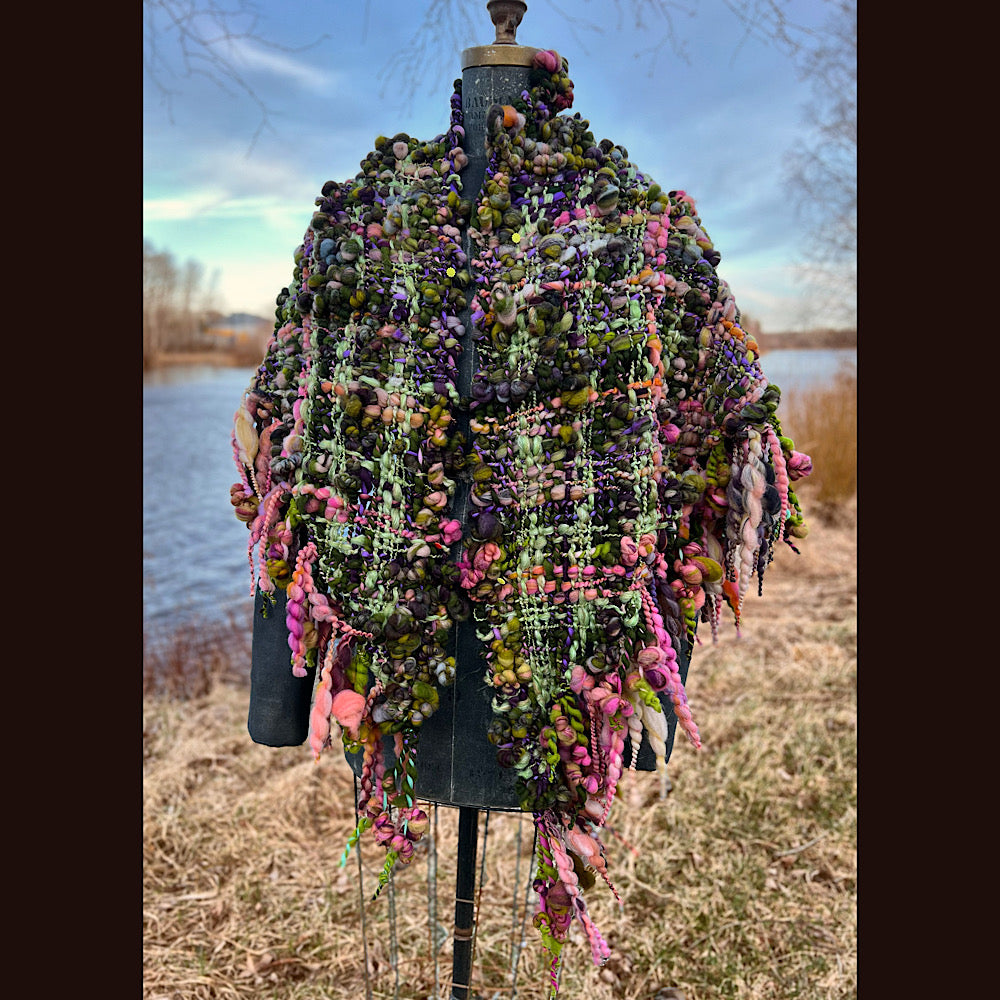 Woven shawl 82” X 37” 1 pound 1/2