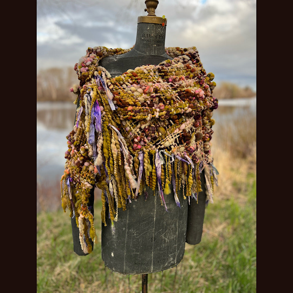 Woven shawl 82” X 36” 1 pound