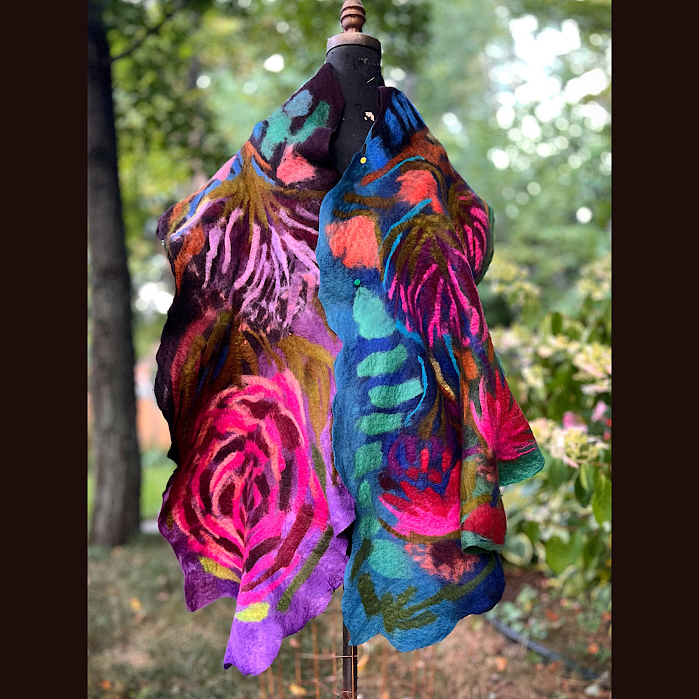 Felted Scarf 86” X 17”